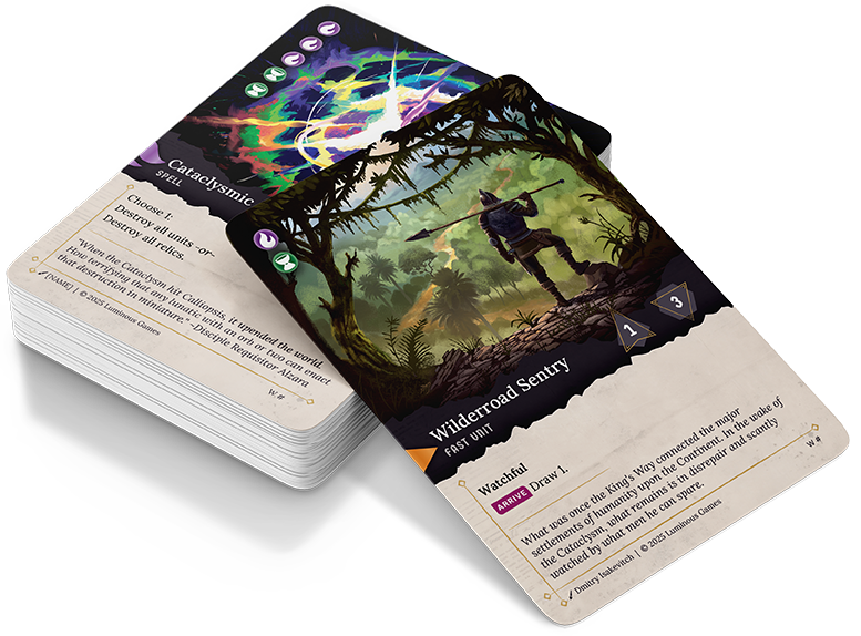 PRE-ORDER Luminous Card Game - Wanderers Set