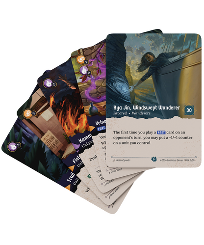 PRE-ORDER Luminous Card Game - Wanderers Series 1, First Edition